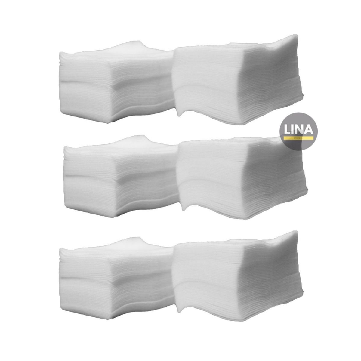GENERICO - Papel Sin Pelusa 500pcs Limpieza Uñas Pestañas Cejas