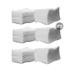 GENERICO - Papel Sin Pelusa 500pcs Limpieza Uñas Pestañas Cejas