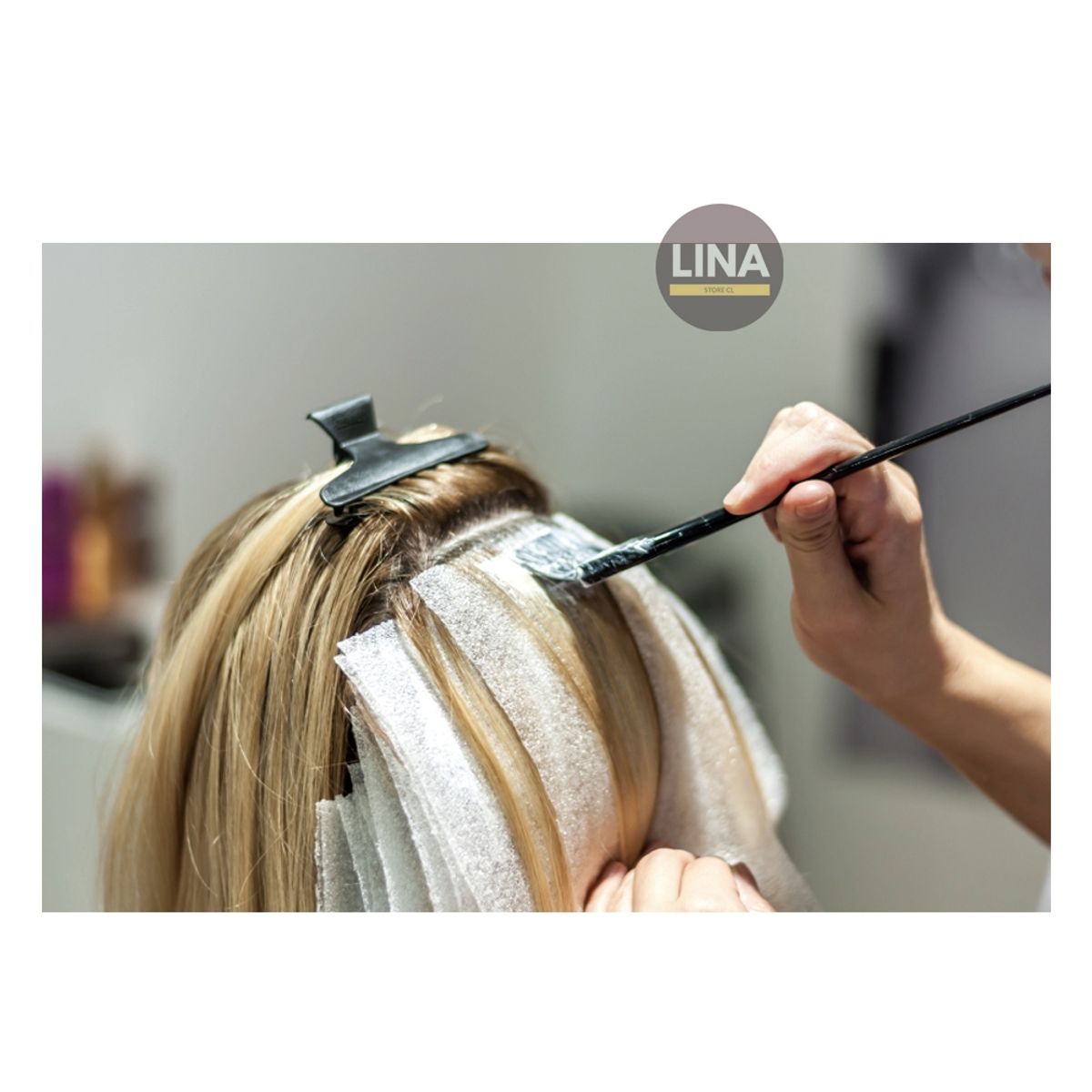 GENERICO - Papel Espuma Para Mechas Tintura De Cabello Peluquería 20 pcs