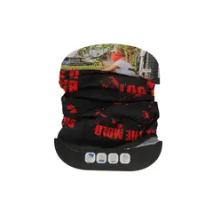 HOMEWELL - Bandana diseño negro street 24x48cm