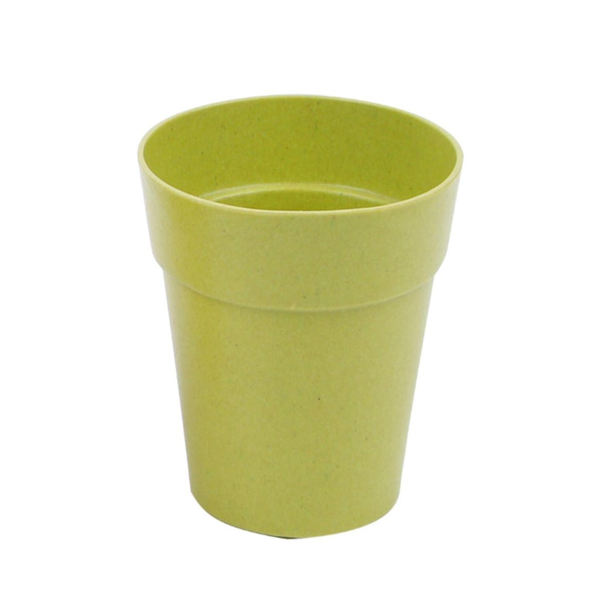 HOMEWELL - Macetero bambu verde 8x8cm