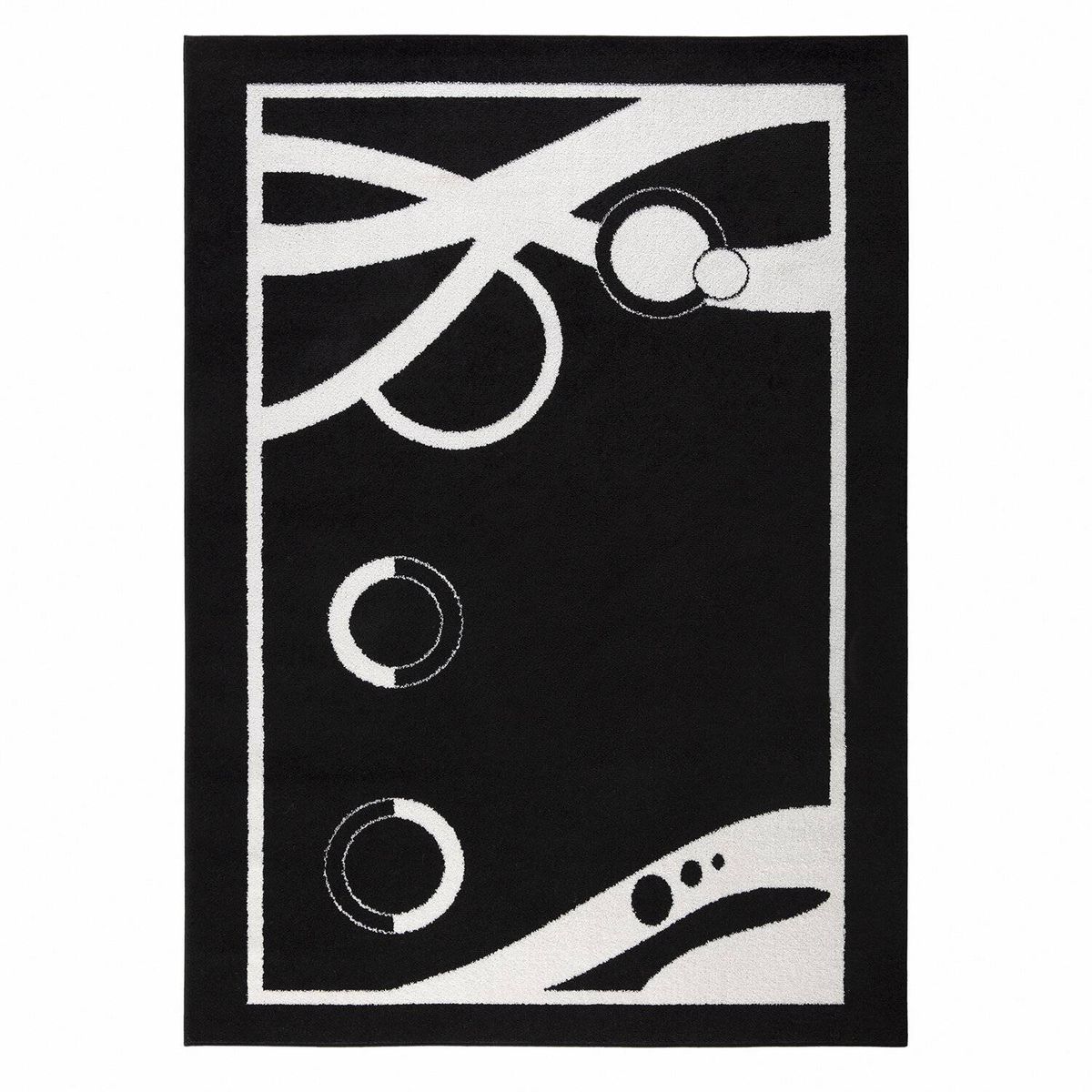 MODA ALFOMBRAS - Alfombra Amigo Negra 160 x 230 cm