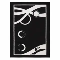 MODA ALFOMBRAS - Alfombra Amigo Negra 240 x 305 cm