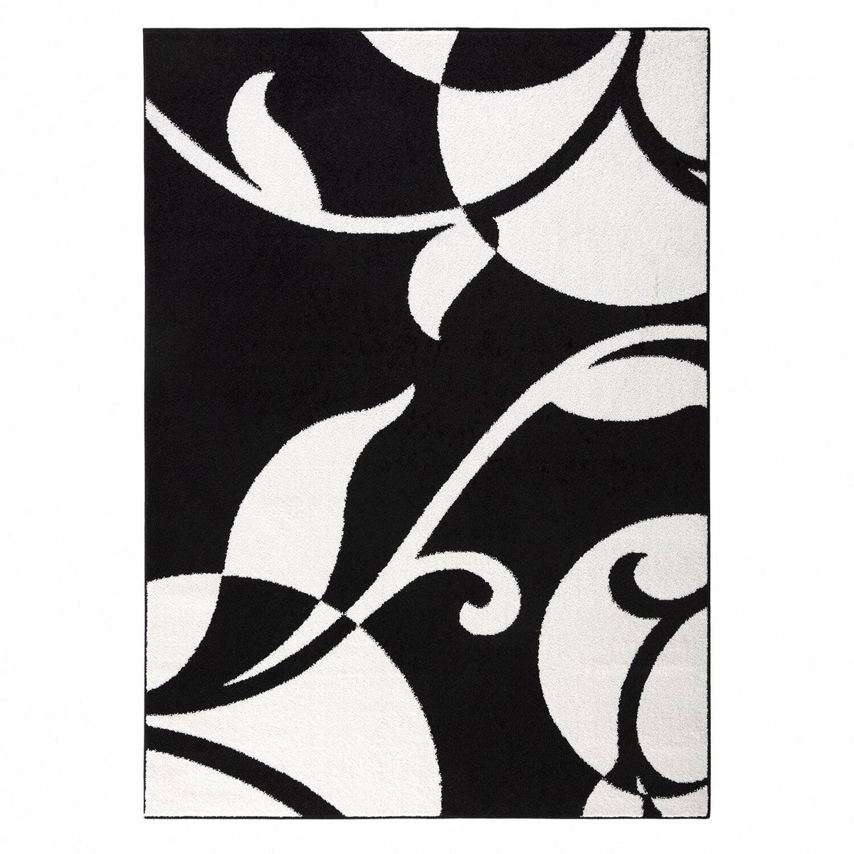 MODA ALFOMBRAS - Alfombra Amigo Negra 160 x 230 cm