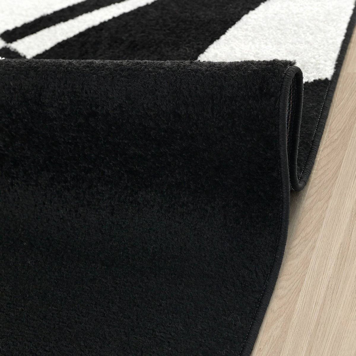 MODA ALFOMBRAS - Alfombra Amigo Negra 160 x 230 cm