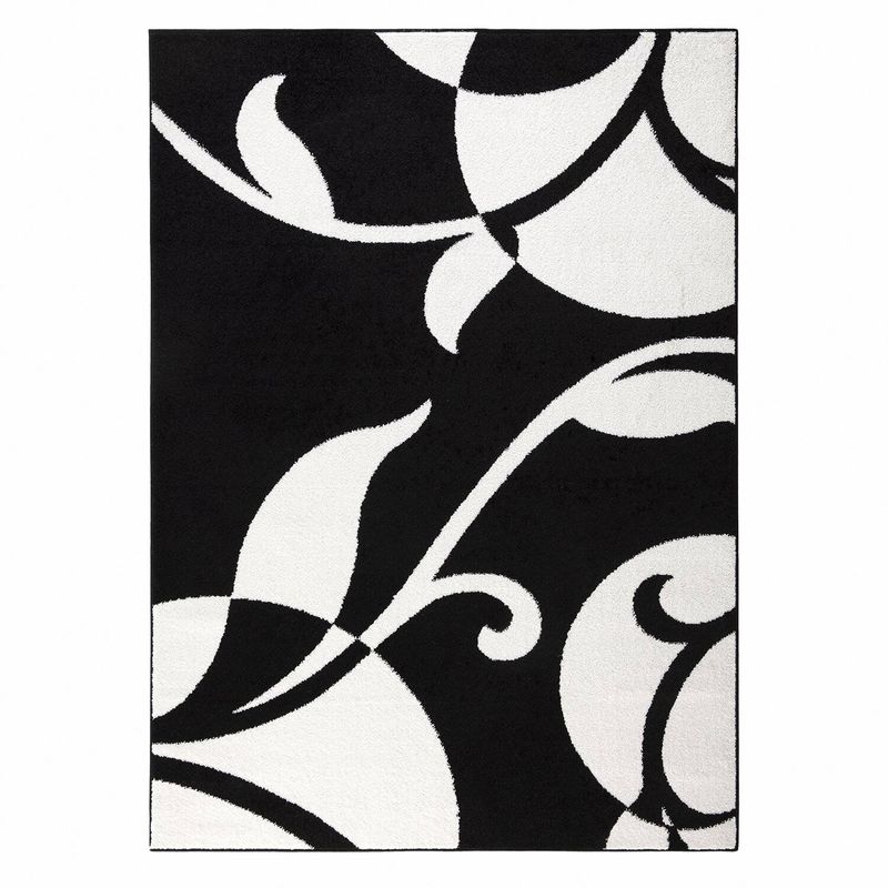 MODA ALFOMBRAS - Alfombra Amigo Negra 120 x 180 cm