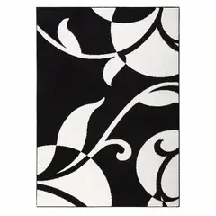 MODA ALFOMBRAS - Alfombra Amigo Negra 120 x 180 cm