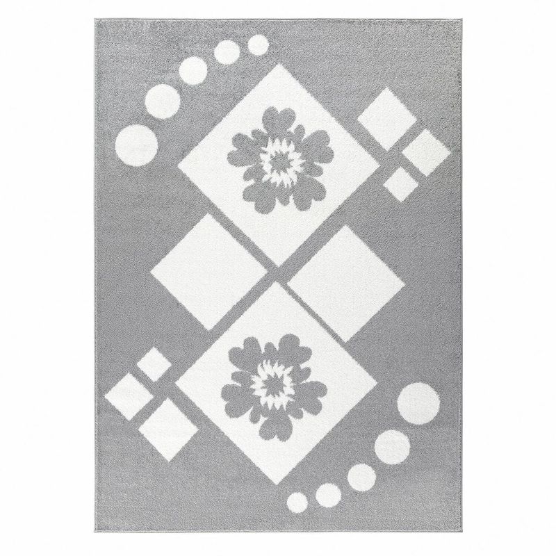 MODA ALFOMBRAS - Alfombra Amigo Gris Claro 120 x 180 cm