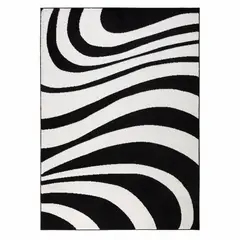 MODA ALFOMBRAS - Alfombra Amigo Negra 120 x 180 cm