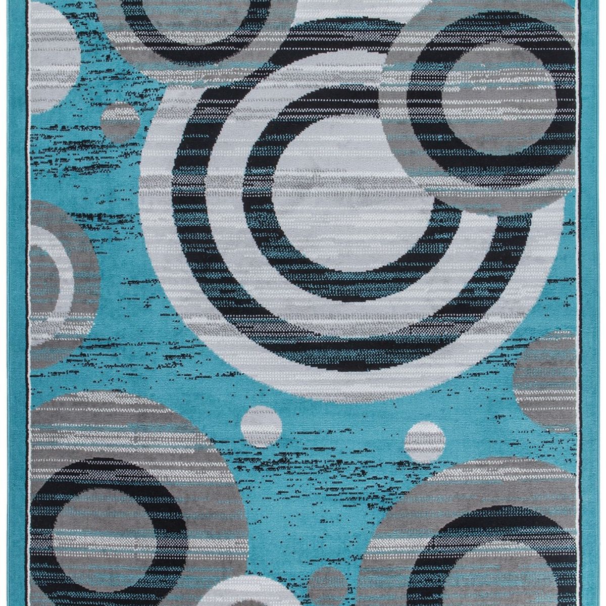 MODA ALFOMBRAS - ALFOMBRA KASHAN KING AZUL 123 cm x 185 cm