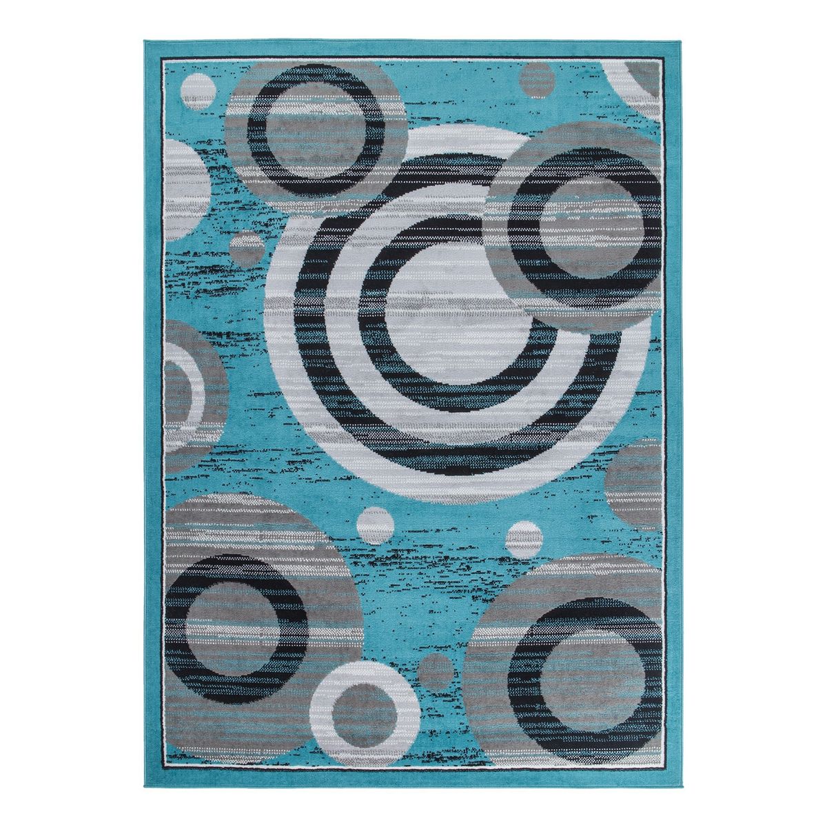 MODA ALFOMBRAS - ALFOMBRA KASHAN KING AZUL 123 cm x 185 cm