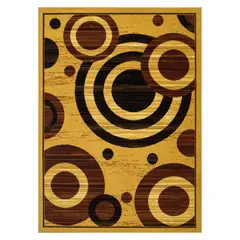 MODA ALFOMBRAS - ALFOMBRA KASHAN KING BEIGE 123 cm x 185 cm