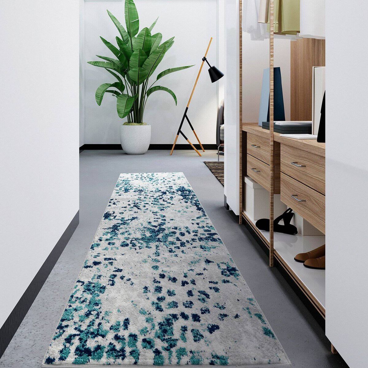 MODA ALFOMBRAS - Alfombra Florida Azul 200 X 290 Cm