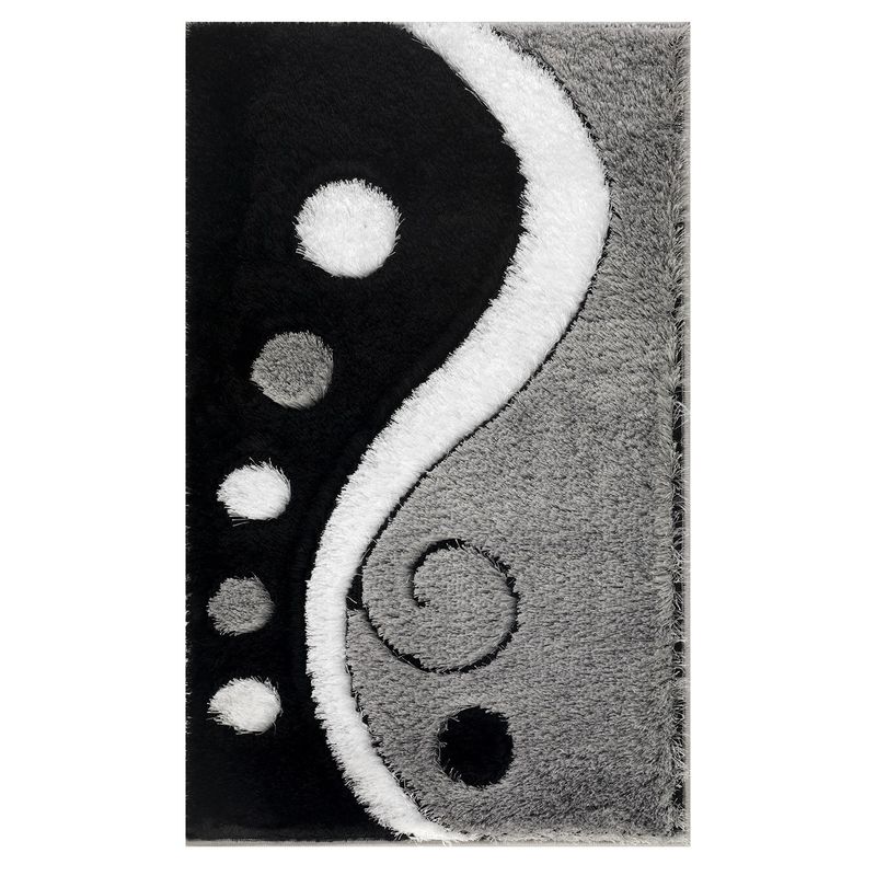 MODA ALFOMBRAS - Bajada de cama  exclusive gris 60 x 100 cm