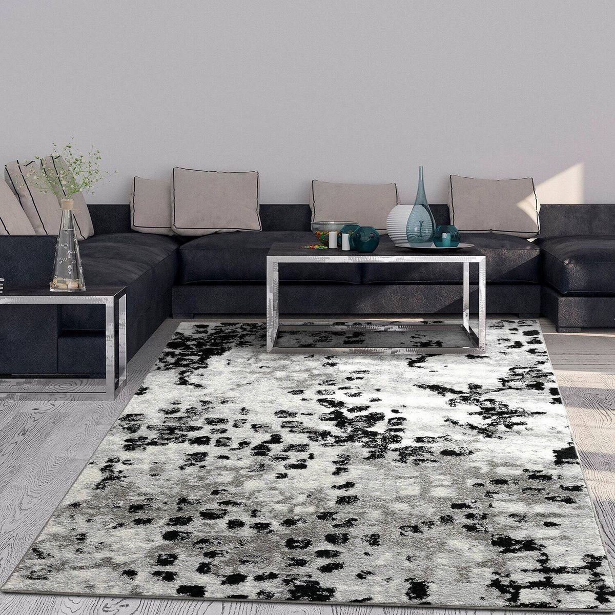 MODA ALFOMBRAS - Alfombra Florida Gris 160 X 210 Cm