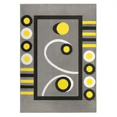 MODA ALFOMBRAS - ALFOMBRA FLORIDA AMARILLA 160 X 210 CM