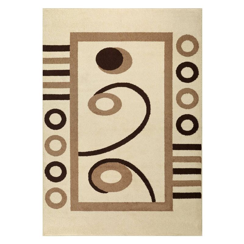 MODA ALFOMBRAS - ALFOMBRA FLORIDA BEIGE 120 X 180 CM