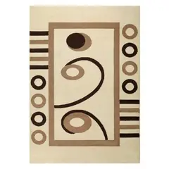 MODA ALFOMBRAS - ALFOMBRA FLORIDA BEIGE 120 X 180 CM