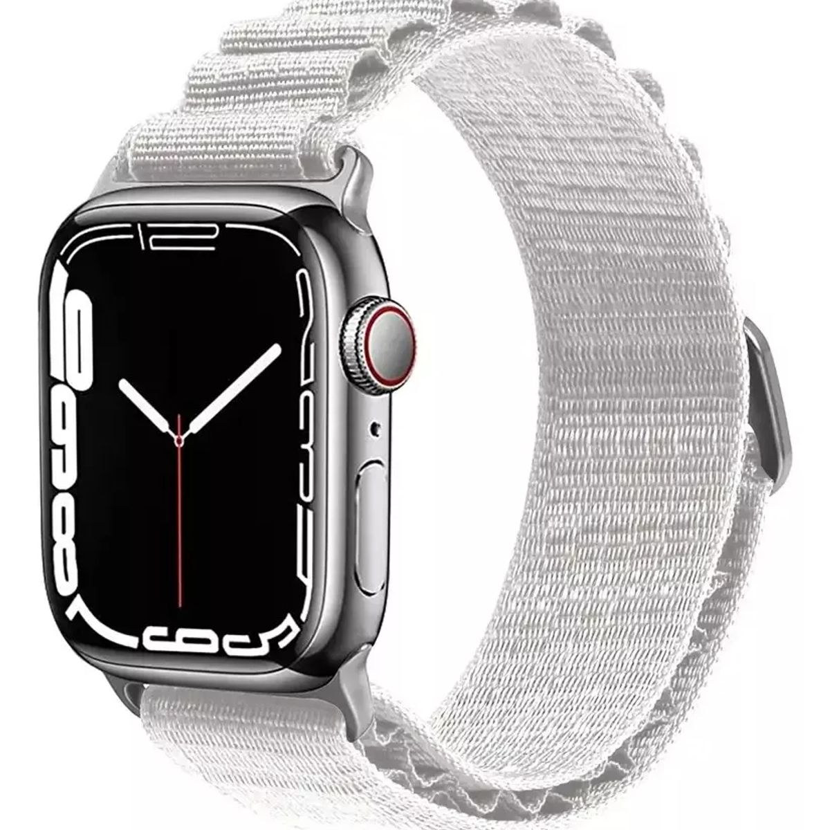 GENERICO - Correa Nylon Alpine Para Apple Watch 38 40 41mm / Blanco