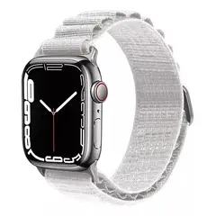 GENERICO - Correa Nylon Alpine Para Apple Watch 38 40 41mm / Blanco