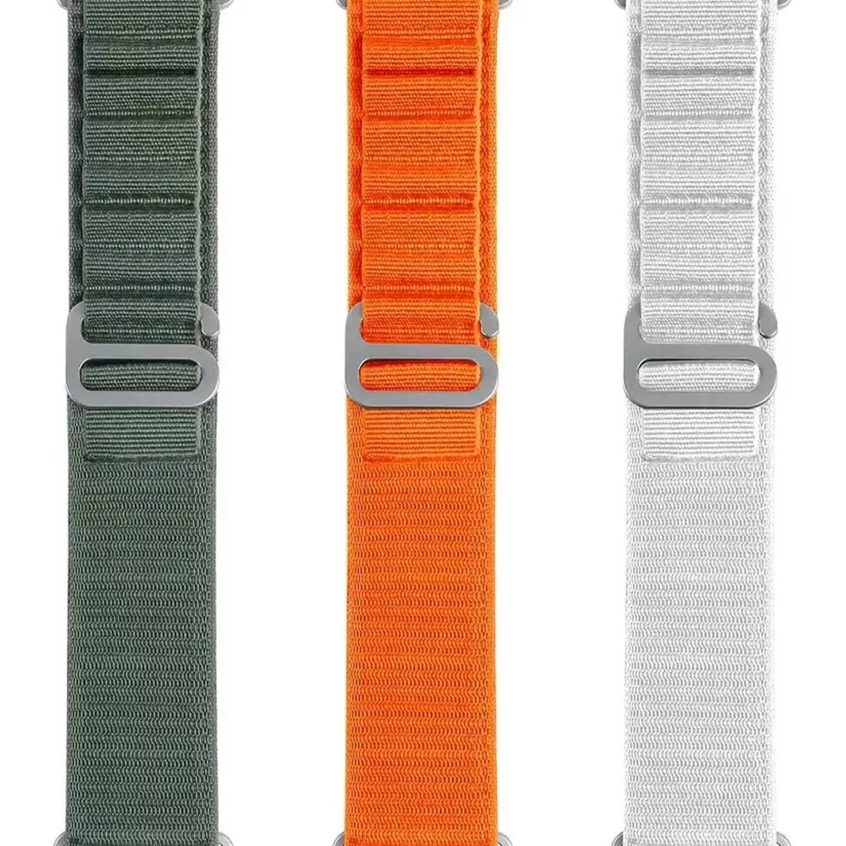 GENERICO - Correa Nylon Alpine Para Apple Watch 38 40 41mm / Blanco