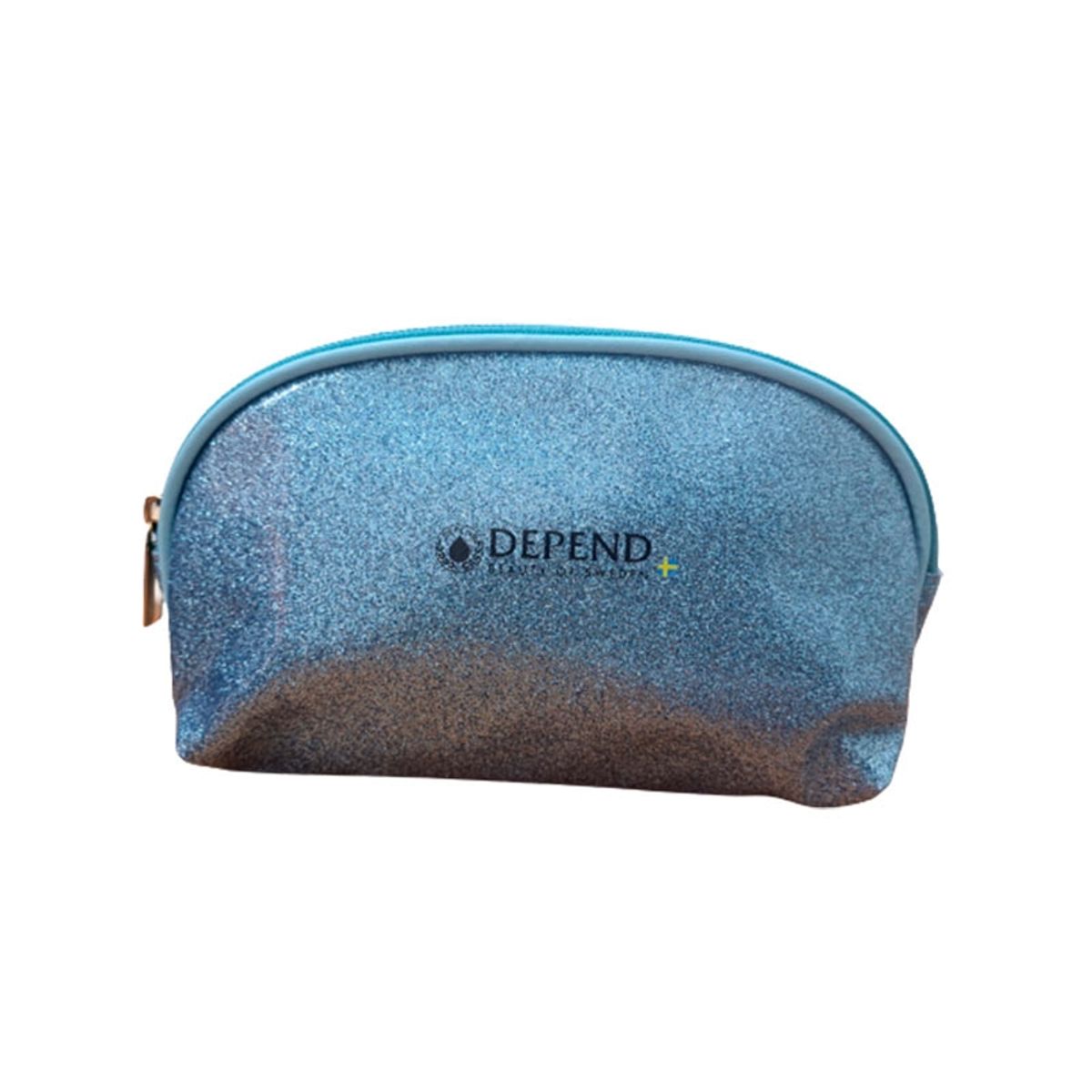 DEPEND - Estuche multipropósito azul con cierre Depend 20 cm x 11 cm