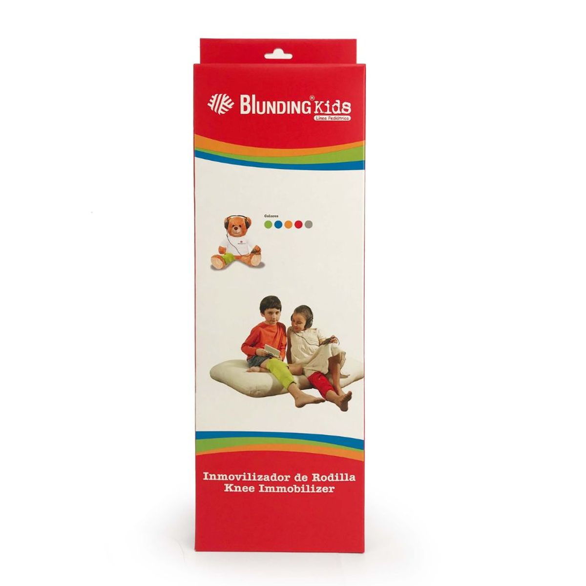 BLUNDING - Inmovilizador De Rodilla Verde 12-14-Blunding