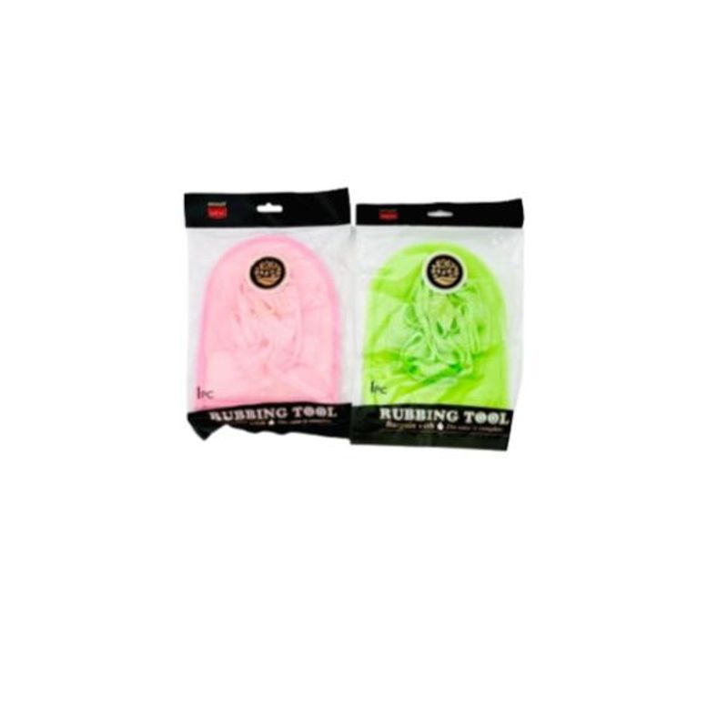 MOOI - GUANTES ESPONJAS CORPORAL PARA DUCHA-ROSA