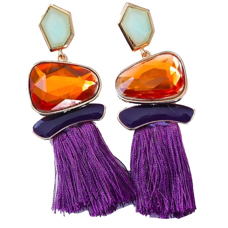 MARIA PASKARO - Aros Valdivia Morado Fleco María Paskaro - Morado