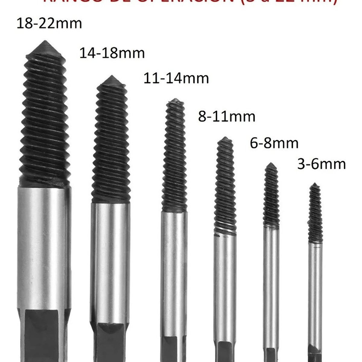 U BUY - Extractor De Tornillos Saca Pernos Cortado Rodados Removedor