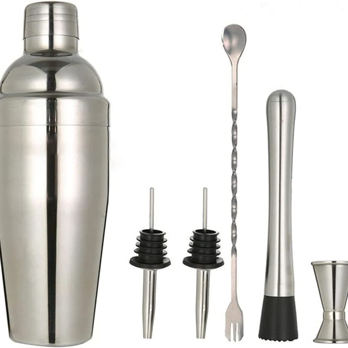 GENERICO - Juego De Coctelera Inoxidable Profesional Para Bar 8 Piezas…