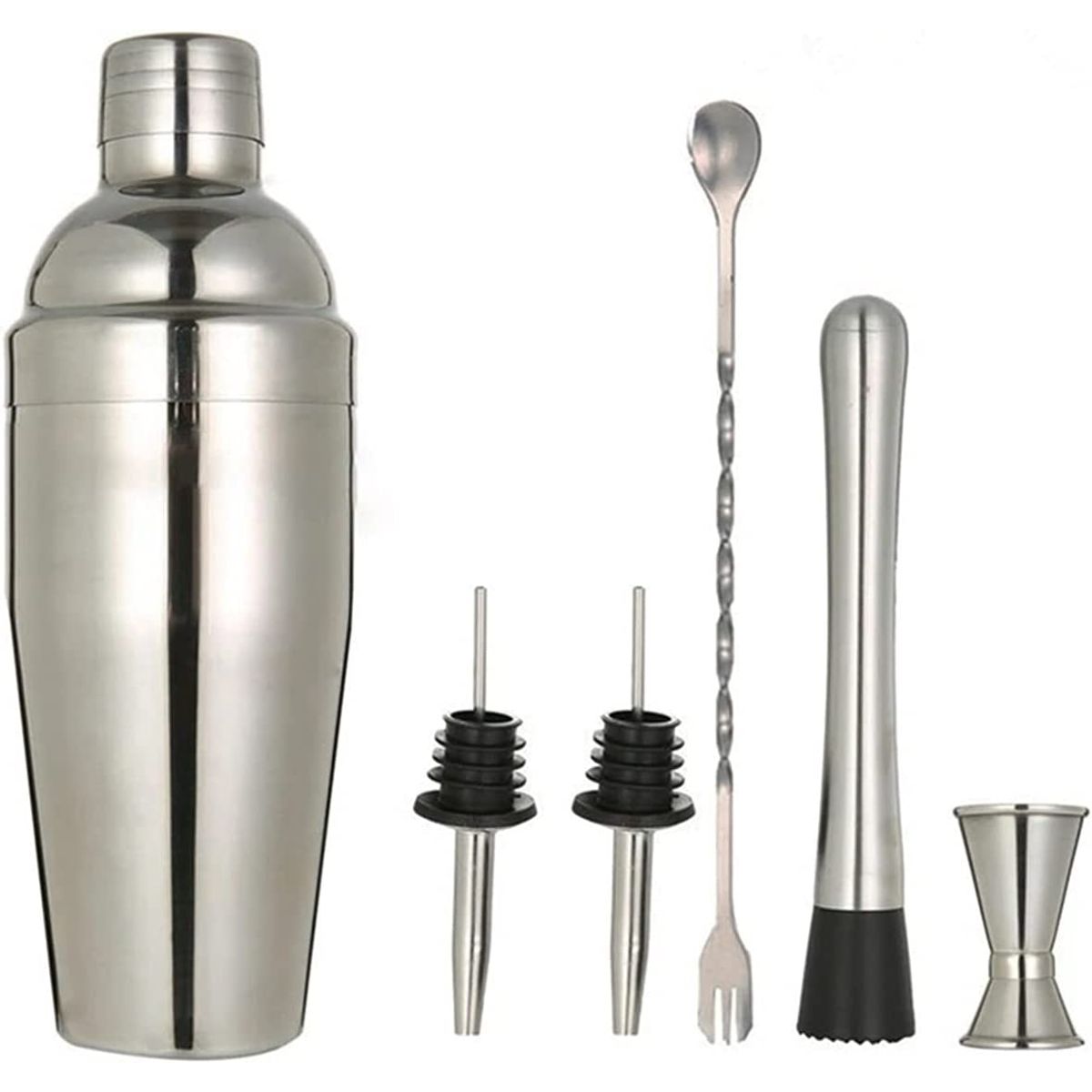 GENERICO - Juego De Coctelera Inoxidable Profesional Para Bar 8 Piezas…
