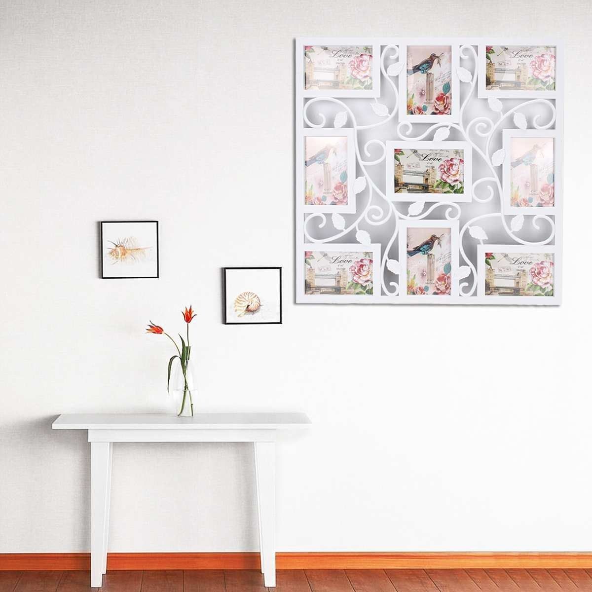 U BUY - Marco De Fotos Decorativo Compuesto Por 9 Marcos De Fotos