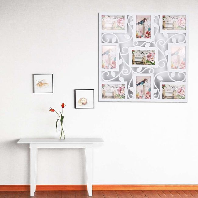 U BUY - Marco De Fotos Decorativo Compuesto Por 9 Marcos De Fotos