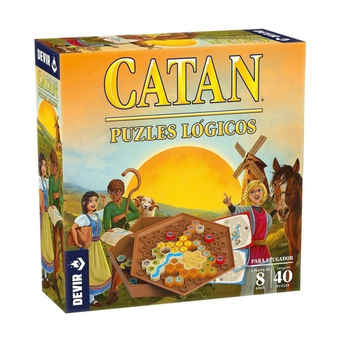 TOP10BOOKS - JUEGO Catan: Puzles Logicos