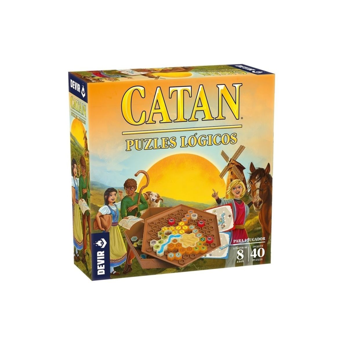 TOP10BOOKS - JUEGO Catan: Puzles Logicos
