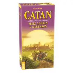 TOP10BOOKS - JUEGO CATAN: MERCADERES Y BARBAROS AMPLIACION 5-6 JUGADORES