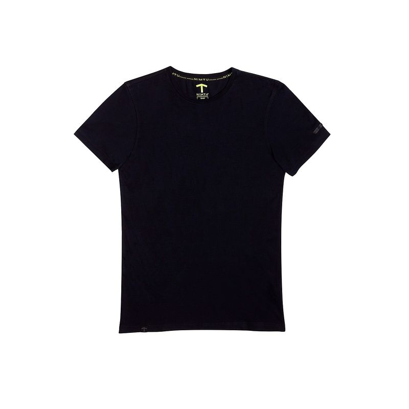 NIMTU - Polera Basica Tres Cruces Negro Nimtu