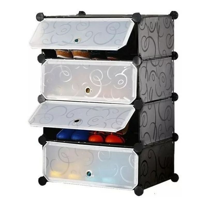 U BUY - Zapatero Organizador 4 Pisos Estante Zapatos Para 8 Pares