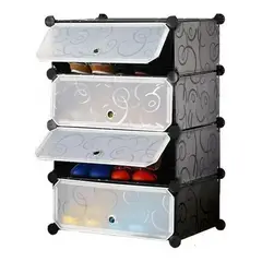 U BUY - Zapatero Organizador 4 Pisos Estante Zapatos Para 8 Pares