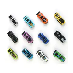 KUPREM - Set de 12 autos con diseno y colores