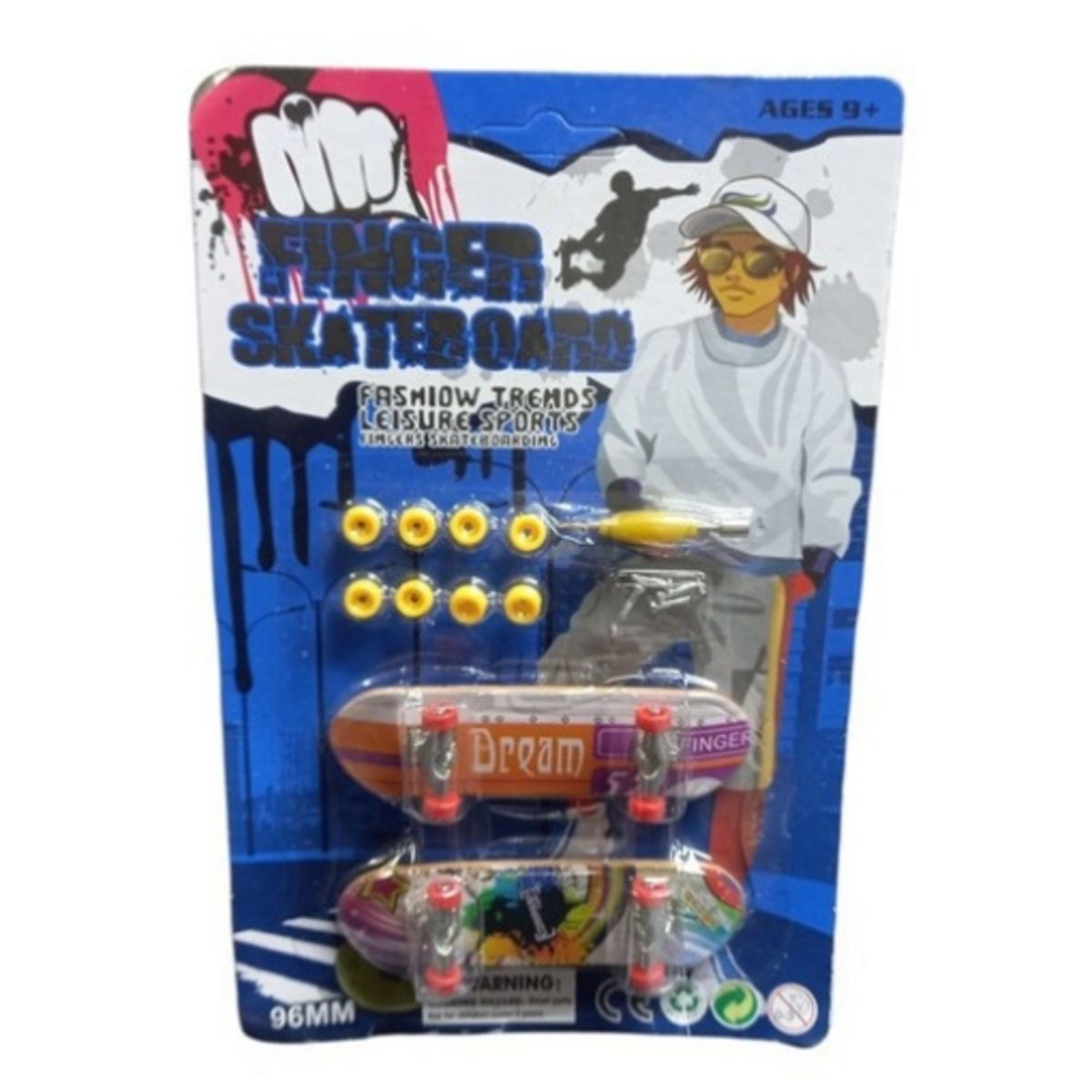 U BUY - Set Mini Juego Skate Para Dedos Patineta Con Accesorios