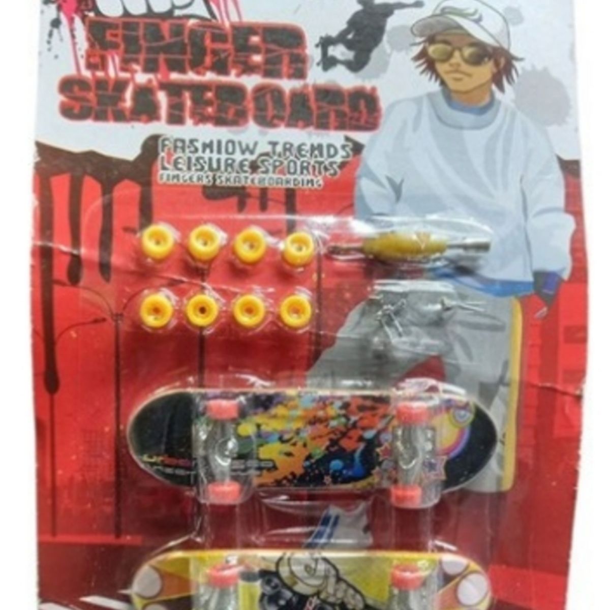 U BUY - Set Mini Juego Skate Para Dedos Patineta Con Accesorios