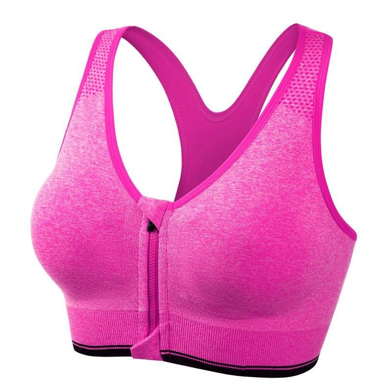 EVERSO - Sostén Deportivo Push Up Sin Costuras Con Cierre