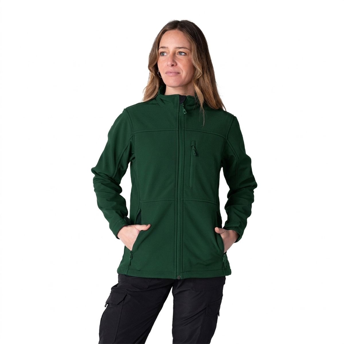 INDUSBORD - Chaqueta Softshell Mujer Custom Series Con Cierre Ykk ®-