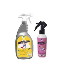 MASCOKITS - Kit Para Perros Repelente 1 Lt + Educador Sanitario 250 Ml