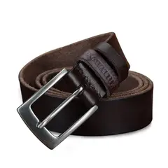 COWATHER - Cinturón Marca Modelo XF018 Color Café Oscuro