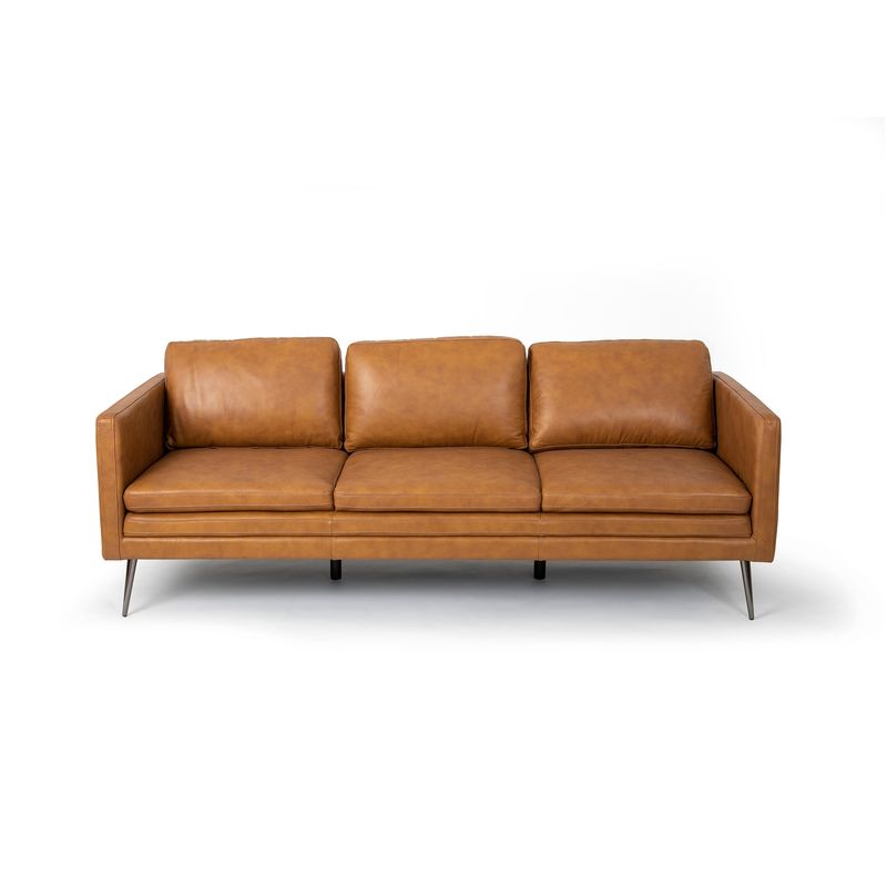 THE POPULAR DESIGN - SOFA 3C TESA TAN CUERO