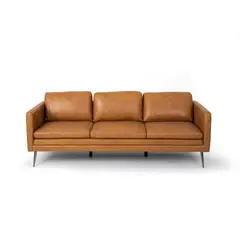 THE POPULAR DESIGN - SOFA 3C TESA TAN CUERO