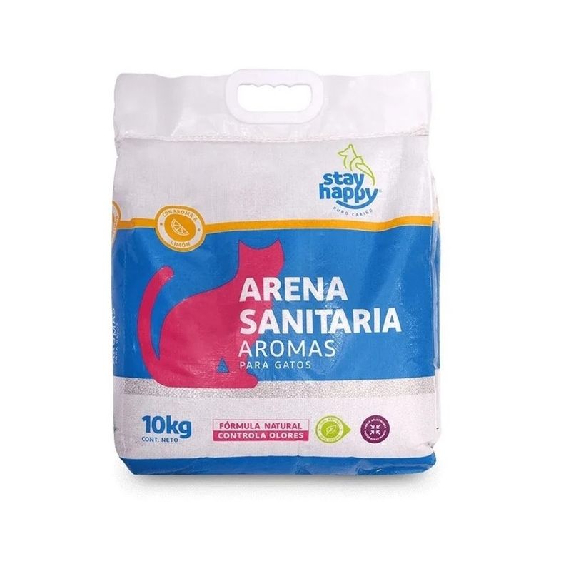 GENERICO - Arena Ultra Aglutinante Para Gatos 10kg Control Olores Limón